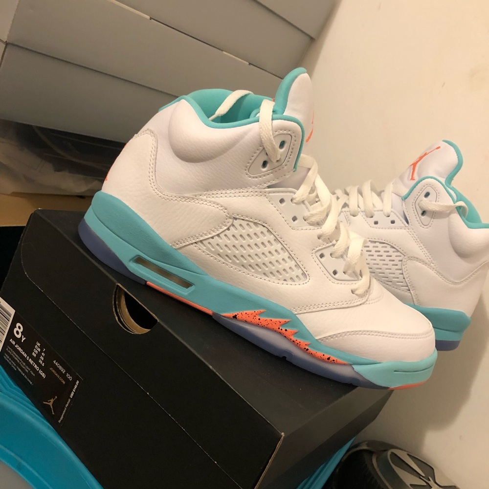 Jordan 5s Aquas
